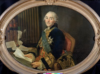 Cesar-Gabriel de Choiseul-Chevigny (1712-85) Duc de Praslin, 1763 by Alexander Roslin